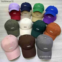 Korean version 1896 Washed Baseball cap Tidy casual and versatile Baseball cap ins Sunscreen visor Baseball cap