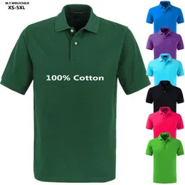 T-shirts pour hommes en coton de haute qualité chemise de sport d'été nouveaux polos pour hommes solide chemise pour hommes coupe décontractée Slim hommes vêtements hauts XS-5XL L230715