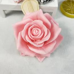 Cake Tools Flower Rose med löv mögel silikonbukett av rosor tvålformar gips chokladljus mögel hc0190 przy 3d mögel lera harts 230715