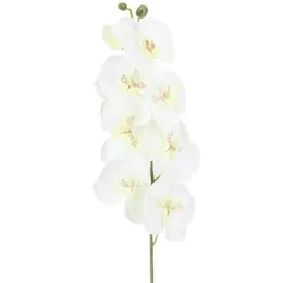 Decorative Flowers Wreaths 10Pcs/Lot Lifelike Artificial Butterfly Orc Flower Silk Phalaenopsis Wedding Home Diy Decoration Fake 1 Dheom