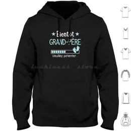 Erkek Hoodies Bient? T Grand-Pe Re Cadeau Futur Papi Hoodie Pamuk Uzun Kollu Grand Pere En 2023 Papy