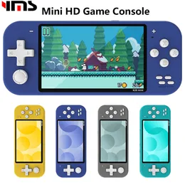 Portable Game Players X20 Mini Handheld Game Console 4.3 Inch Portable Game Console Retro Video Game Player Stick 1000 Game for Kids 230715
