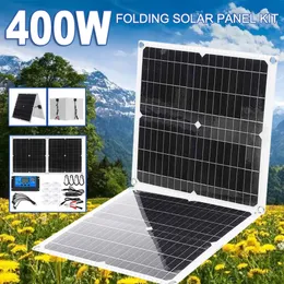 Other Electronics 18V DC Solar Panel Kit Complete 5V USB 2 Output With Controller Solar System Cells Charger for Battery Car RV Boat 400W 200W 230715