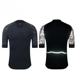 Jaquetas de corrida camisa de ciclismo roupas masculinas de mountain bike uniforme secagem rápida blusa respirável