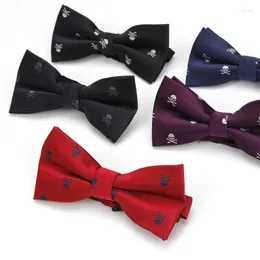 Bow Ties Halloween Skull Bowtie Men Formal Necktie Men's Party Boys Tie Male Dress Shirt Gift