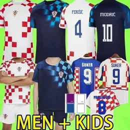 10 Luka Modric 2023 22 Home Away Soccer Jersey 16 Bruno Petkovic 18 Mislav Orsic 1 Dominik Livakovic 8 Mateo Kovacic 15 Mar Io Pasalic National Team