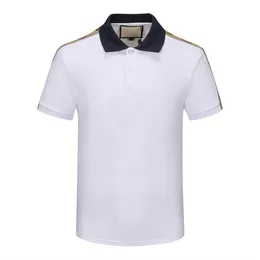 ★★Adairs★★ PG Monogram Short Sleeve Polo Shirt JE7146 Fashion Mens Short Sleeve Golf Polos For Men With Breathable