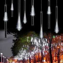 Connectable Multi-color Meteor Tube Meteors Shower Rain String LED Christmas Light Wedding Party Garden Xmas Strings Lights Outdoo321G