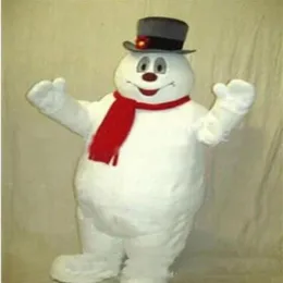 2018 MASCOT CITY Frosty the Snowman MASCOT Kostüm Anime Kits Maskottchen Thema Kostüm Karnevalskostüm275r