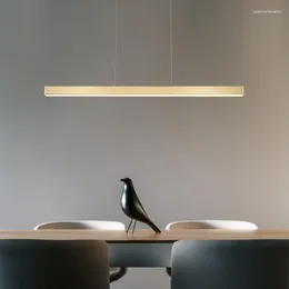 Lampade a sospensione Light Luxury Post-modern Creative Designer Copper Simple Dining Room Lampadario vivente