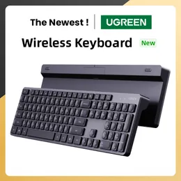 Keyboard Mouse Combos UGREEN Keyboard Mouse Wireless 2.4G English Russian Keycap For Work Office Gaming PC Accessories Mice Pads 104 Keycaps Keyboard 230715