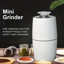 1pc moedor de café elétrico moedor de grãos máquina de café autônoma totalmente automática 304 lâmina de aço inoxidável tempero de porca para grãos de café