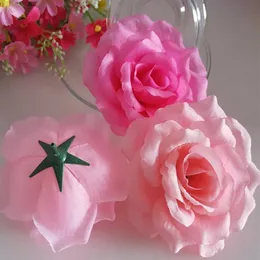 100pcs 11cm 4 33 20 colors Artificial Silk Camellia Rose Peony Flower Heads Wedding Party Decorative Flwoers Several Colours232Y