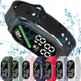 Armbanduhren Wasserdichte LED Digitaluhr für Kinder Sportuhren Junge Mädchen Kinder Elektronische Uhr Relogio Infantil Geschenk