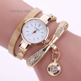 Роскошная кожа милые очарование Quartz Watch Women Ladies Casual Crystal Fashion Bracelet Watch Watch Relogio fominino Женщина