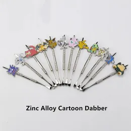 Metal Dabber Cartoon Design Acciaio inossidabile In lega di zinco Accessori per fumatori Vendi anche Vaso in silicone Ciotola in vetro Strumento per pallet