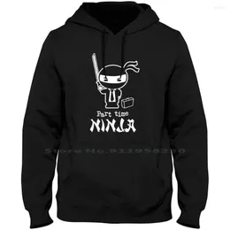 Men's Hoodies Part Time Men Women Hoodie Pullover Sweater 6XL Big Size Cotton Cartoon Gamers Movie Gamer Game Tim Art Ny Me