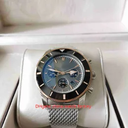 BLS Factory Mens Watch Najwyższa jakość 44 mm Supercean Heritage 44 Series Chronograph Workin Watches Eat 7750 Cal 13 ruch mechaniczne automatyczne na ręce męskie zegarki