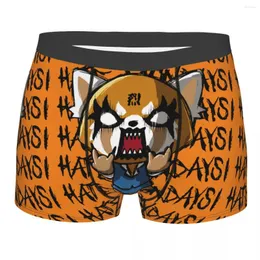 Cueca Homem Aggretsuko Agressivo Retsuko Eu Odeio Segunda-feira Cueca Cueca Boxer Shorts Calcinha Homme Respirável