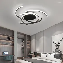 Plafoniere Lampada ultra sottile per l'illuminazione del soggiorno della camera da letto Triangolo rotondo Illuminazione a LED per la casa