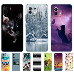 For Xiaomi Mi 11 | Lite 5G 11i Mi11 4G Case Back Phone Cover On Xiomi Mi11Lite Silicon Soft TPU Fundas Bumper