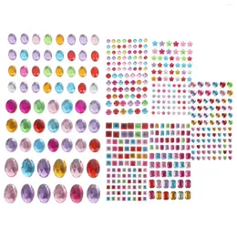 Gift Wrap Decorations Face Rhinestones Stick Jewel Stickers Gems Crafts Adhesive Glitter Jewels Makeup