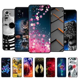 بالنسبة إلى Xiaomi Redmi Note 10 Case Back Phone Cover Pro Global الإصدار المصد سيليكون ناعم Coque Black TPU