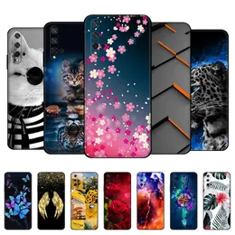For Honor 20 Case Back Phone Cover Huawei YAL-L21 YAL-L41 Bumper Silicon Soft Protective Bag Black Tpu Case