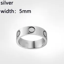 Tasarımcı Ring Love Ring Kadın Lüks Tasarımcı Takı Moissanit Cortier Ring Titanyum Erkek ve Kadın Mücevherler Çift Yüzük Hediyesi Yüksek Kalite