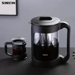 1 %, Cold Brew Ice Coffee Maker Высокая температура, устойчивая к кофейному кастрюлю Дом большие чайники с сетчатым фильтром для холодильника, кофейный горшок