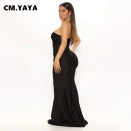 Bademode Cmyaya Frauen Eine Schulter Schräg Hals Hohe Taille Bodenlangen Maxi Lange Meerjungfrau Kleid 2022 Neue Sexy Party Prom abendkleider