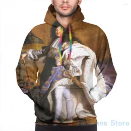 Mannen Truien Heren Sweatshirt Voor Vrouwen Grappige Hyacinthe Rigaud Louis 14 XIV Koning Zon Print Casual Hoodie Streatwear