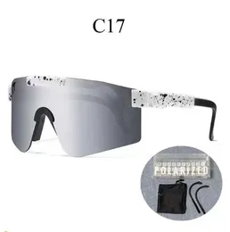 A112 le TR90 óculos de sol polarizados para homens/mulheres ao ar livre à prova de vento 100% UV lente espelhada presente com caixa original