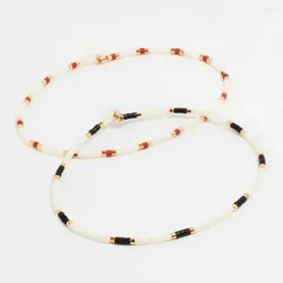 ストランドVlen Dainty Miyuki Seed Bead Bracelets 2PCS/LOTシンプルな薄いビーズストレッチブレスレット積み重ね可能な宝石