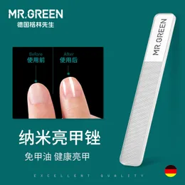 Limas de uñas MR.GREEN Nano glass art hace que las uñas sean tan fáciles como engrasar herramientas profesionales para uñas pulidas suministros y herramientas lavables para salones de uñas 230715