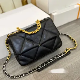 Flep 19 zincir çantalar çapraz vücut lüks tasarımcı marka moda omuz çantaları çanta yüksek kaliteli kadınlar mektup çanta telefon çantası cüzdan totes bayan