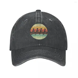 Ball Caps Sunset Rowing Team Cowboy Hat Wild Sports Big Size For Women Men's