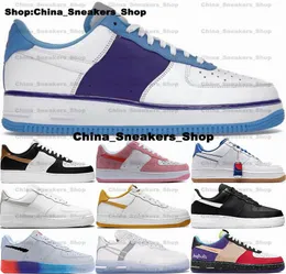 Women Designer AF1s Size 5 11 Trainers AirForce 1 Shoes Sneakers Mens Forces One Low Us5 Running Air Us 5 Casual Shoe Purple Black Youth Pink Ladies Skate Blue White