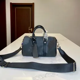 Mini-Reisetasche Bandouliere 25 Keepall XS Handtasche mit Reißverschluss, abnehmbarer Canvas-Riemen, Designer-Reisetasche, Umhängetasche für Männer und Frauen, Kissentasche