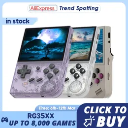 Portable Game Players ANBERNIC RG35XX Mini Retro Handheld Game Console Linux System 3.5 Inch IPS Screen Cortex-A9 Portable 5000Games Children's Gifts 230715
