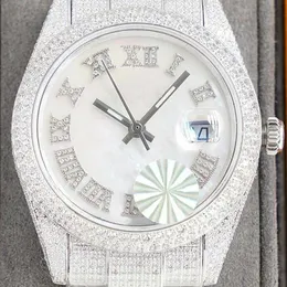 Relógio de diamante masculino automático mecânico relógio de pulso de 40 mm feito de aço Stainls 904L Montre de Luxe presentes para homens-11