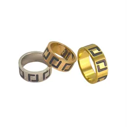 Дизайнерское кольцо для женщин с задолженным золотом кольца серебряная любовь винт из нержавеющей стали ювелирные изделия мужские кольцо для ногтя