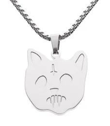 European American Hip-Hop Cat Personality Pendant Necklace For Men And Women's Street Fashion Charm Jewelry