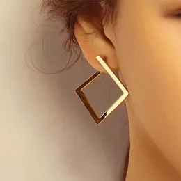 Stud Retro Minimalist Square Earrings Irregular Stud Earrings New Exaggerated Cold Wind Fashion Earring for Women Opening Accessories J230717