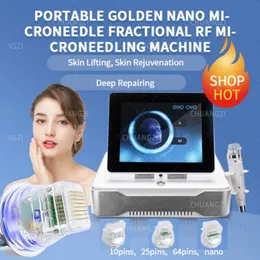 RF Needle Skin Rejuvenation Tightening Radio Frequency Microneedling Machine Golden Wrinkle Remover Microneedle