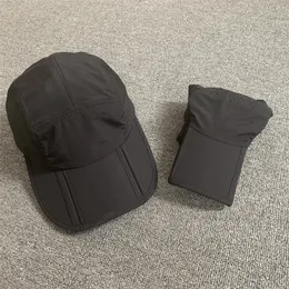 Top Caps Yaz Hızlı Tarama Katlanır Beyzbol Kapağı Mensport PortableCap Meesh Nefes Alabaş Güneş Şapkaları Açık Yürüyüş Su Geçirmez Şapka 230717