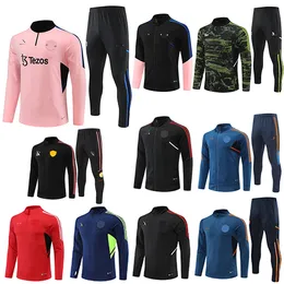 22-23 MAN UTD Soccer Fans Men Men's Tracksuits Logo Temproidery Training Training Clothing Lawging Shirt