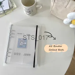 Anteckningar Anteckningar Skysonic A5 Binder Ring Collect Book Korea Idol Photo Organizer Journal Diary Agenda Planner Bullet Cover School Stationery X0715