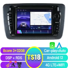 Android12 Car Radio Multimedia Video Player Screen Navigation GPS CarPlay Autoradio Stereo för Seat 6J 2009 2012 2012 2012