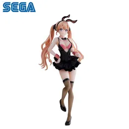 Anime manga original äkta sega Ett par gök 21 cm amano erika söta bunny flickor figurer modell leksaksgåvor dropshipping l230717